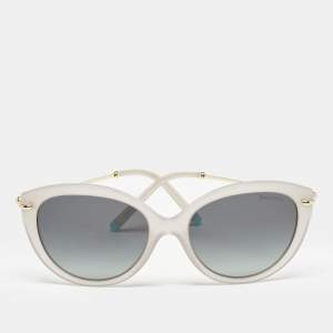 Tiffany & Co. Grey/Black Gradient TF 4187 Cat Eye Sunglasses