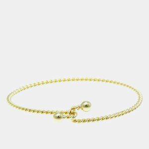 Tiffany & Co. 18K Yellow Gold Twist Bangle Bracelet