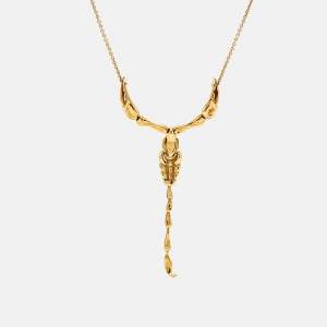 Pre Owned Tiffany & Co. Elsa Peretti Scorpion 18k Yellow Gold Necklace