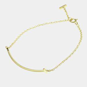 Tiffany & Co. 18K Yellow Gold T Smile Bracelet