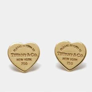 Tiffany & Co. Return To Tiffany 18k Yellow Gold Earrings