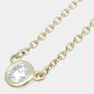 Pre Owned Tiffany & Co. 18K Yellow Gold Diamond Elsa Peretti Necklace