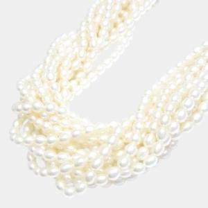 Pre Owned Tiffany & Co. Sterling Silver Paloma Picasso Torsade Pearl Necklace