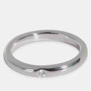 Tiffany & Co. Platinum and Diamond Elsa Peretti Band Ring EU 47