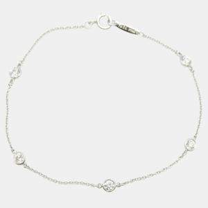 Tiffany & Co. Diamond Bracelet Pt950 Platinum Clear Natural Material