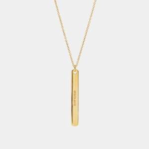 Tiffany & Co. Tiffany 1837 Bar 18k Yellow Gold Necklace