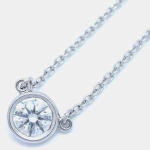 Tiffany & Co. Platinum and Diamond Elsa Peretti Diamonds by the Yard Pendant Necklace