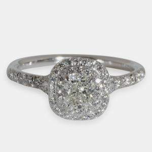 Tiffany & Co. Platinum, Diamonds Tiffany Soleste Ring EU 56
