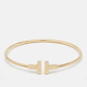 Tiffany & Co. T Wire 18k Yellow Gold Bracelet