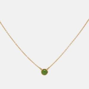 Tiffany & Co. Elsa Peretti™ Color by the Yard Jade 18k Yellow Gold Necklace