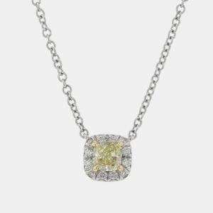 Tiffany & Co. Platinum and Diamond Soleste Pendant Necklace
