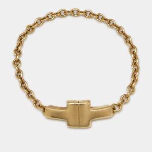Tiffany & Co. Tiffany T 18k Yellow Gold Chain Ring 61