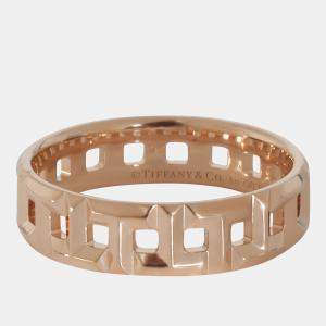 Tiffany & Co. 18K Rose Gold  Tiffany Tiffany True Wide Ring EU 59