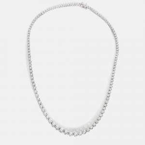 Tiffany & Co. Victoria Tennis Platinum Diamond Necklace