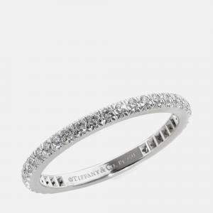 Pre Owned Tiffany & Co. Soleste Eternity Platinum Diamond Band EU 52