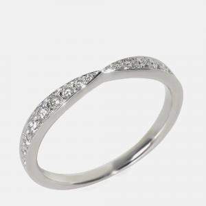 Pre Owned Tiffany & Co. Harmony Band Platinum Harmony Band EU 47.5