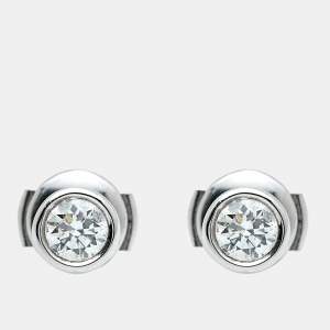 Pre Owned Tiffany & Co. Diamond by the Yard Platinum Earrings