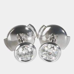 Pre Owned Tiffany & Co. Platinum Diamond Elsa Peretti Diamond By The Yard Earrings