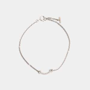 Pre Owned Tiffany & Co. 18K White Gold Diamond Smile Bracelet