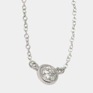 Pre Owned قلادة تيفاني & كو. بلاتين ألماس باي ذا يارد