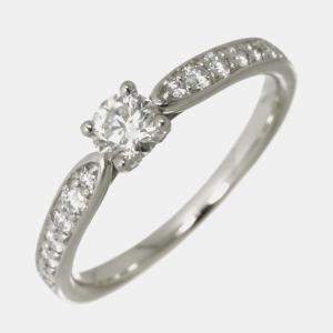 مملوكة مسبقًا Tiffany & Co. Harmony Platinum 0.24ct Diamond Ring EU 49