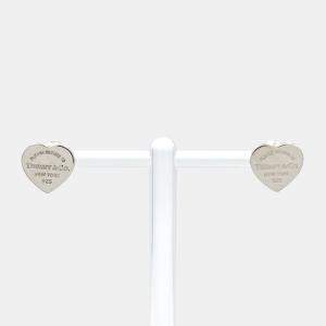 Pre Owned أقراط تيفاني & كو. فضية "Return To Heart"