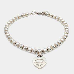 مملوكة مسبقًا Tiffany & Co. Silver Return-To Bracelet