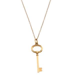 Pre Owned Tiffany & Co.Tiffany Keys 18K Rose Gold Pendant Necklace