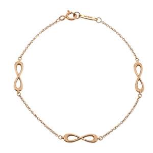 Pre Owned Tiffany & Co. Infinity Endless 18K Rose Gold Bracelet