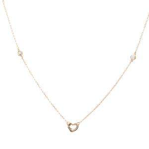 Tiffany & Co. Diamonds By the Yard Open Heart Pendant Necklace