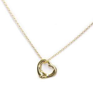 Pre Owned Tiffany & Co. Elsa Peretti Open Heart 18K Yellow Gold Necklace