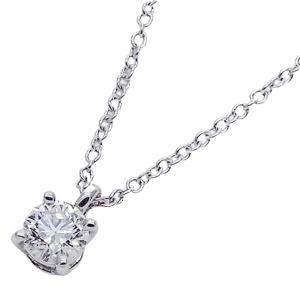 Pre Owned Tiffany & Co. Solitaire Platinum Diamond Necklace 