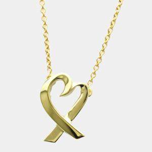 Pre Owned Tiffany Loving Heart 18K Yellow Gold Necklace
