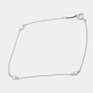 Pre Owned Tiffany & Co. Platinum and Diamonds By The Yard Charm Bracelet