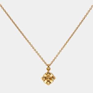 Pre Owned Tiffany & Cop. Gift Box 18k Yellow Gold Pendant Necklace
