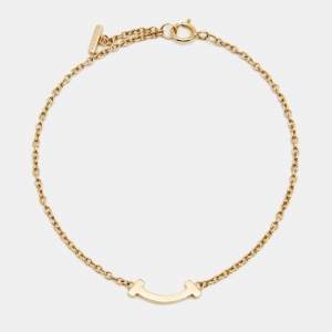 Tiffany & Co. Tiffany T Smile 18K Yellow Gold Mini Bracelet