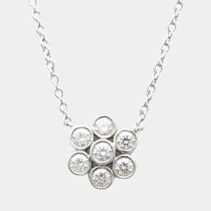 Tiffany & Co. Garden Flower Platinum Diamond Necklace