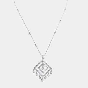 Tiffany  Co. Platinum 4.00 ct Diamond Necklace