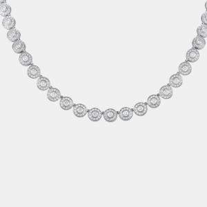 Tiffany  Co. Circlet Platinum 6.44 ct Diamond Necklace