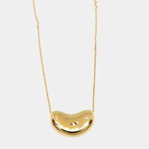 Tiffany & Co. Bean 18K Yellow Gold Necklace 