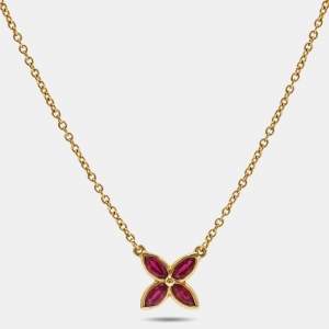 Tiffany & Co. Victoria Ruby 18k Yellow Gold Necklace