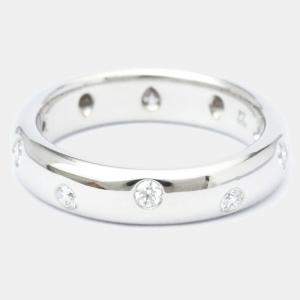 Pre Owned Tiffany & Co. Etoile Platinum Diamond Ring EU 49