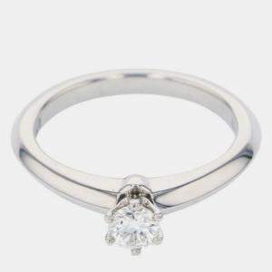 Tiffany & Co. Setting Platinum Diamond Ring EU 48