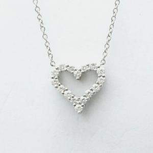 Tiffany & Co. Loving Heart Platinum Diamond Necklace