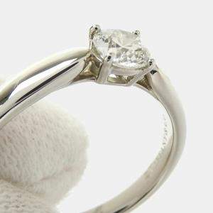 Tiffany & Co. Platinum and Diamond Solitaire Engagement Ring EU 48