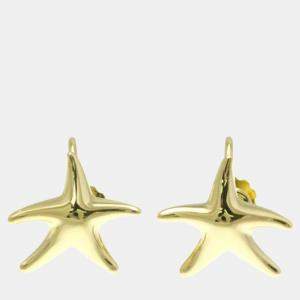 Tiffany & Co. 18K Yellow Gold Starfish Stud Earrings