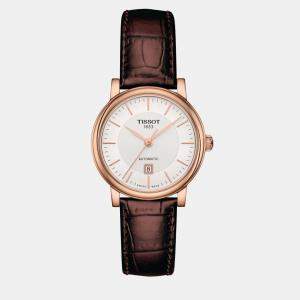 Tissot Brown Leather Watch 30 mm