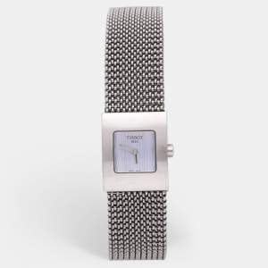 Pre Owned Tissot 1853 Purple Stainless Steel L610K Women's Wristwatch 19.65 mm