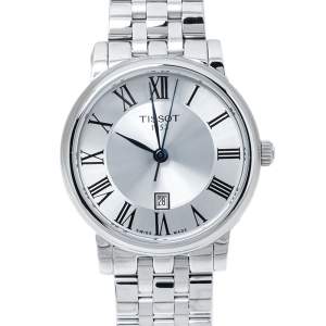 Tissot Silver Stainless Steel Carson Premium T122210A Women's Wristwatch 30 mm