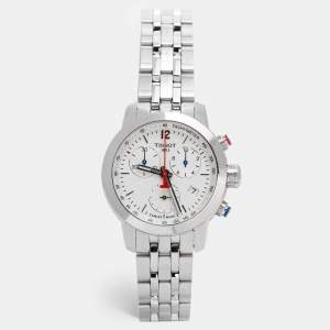 Tissot Silver White Stainless Steel PRC 200 NBA Special Edition T055.217.11.017.00 Women's Wristwatch 35 mm